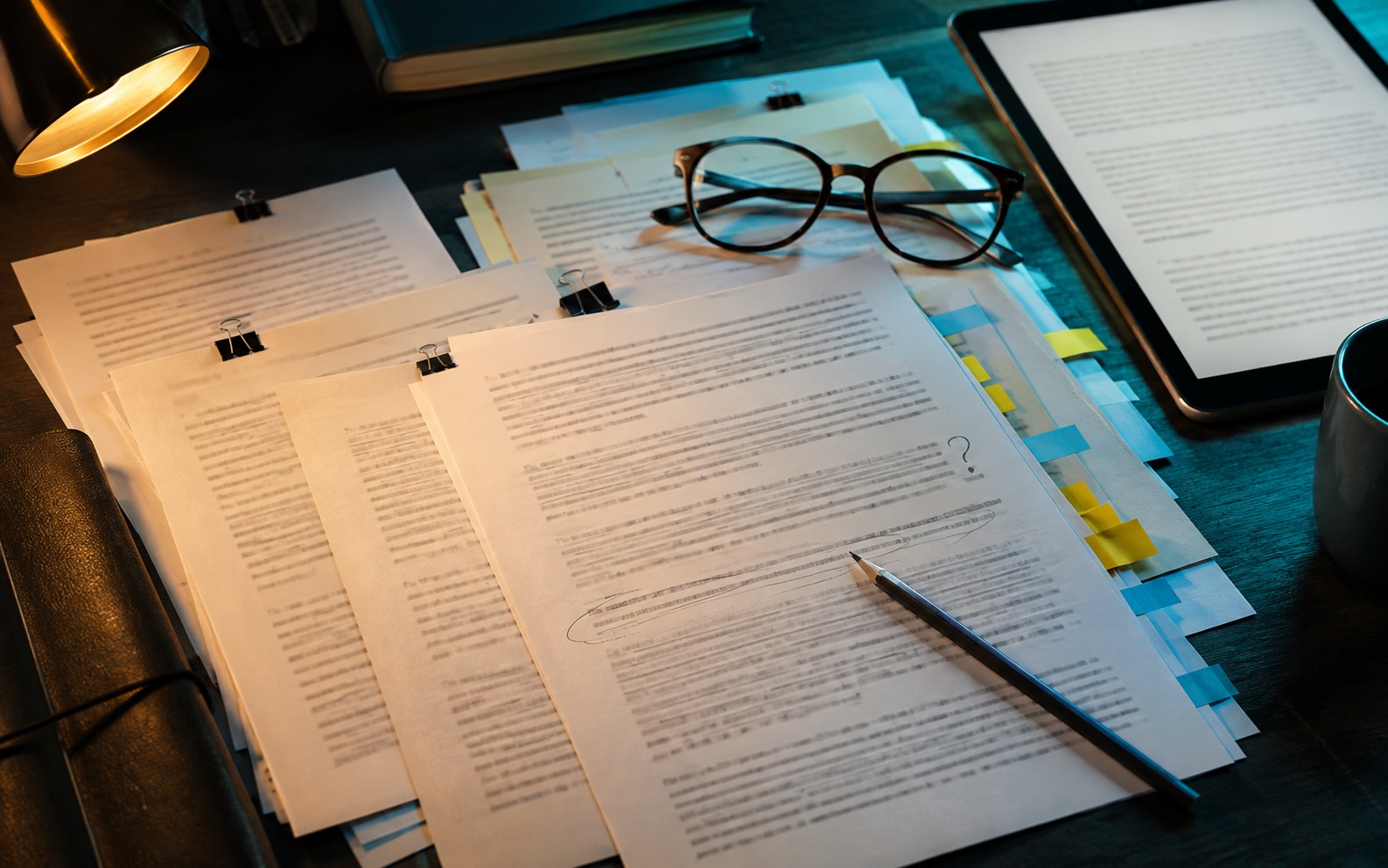 Documentos contractuales marcados para revisión